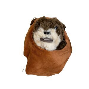 Disney Parks Star Wars Ewok Plush Stuffed Animal Toy 7" Brown